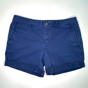 Banana Republic | Blue "Tapestry Navy G" City Boyfriend Shorts | Size 2